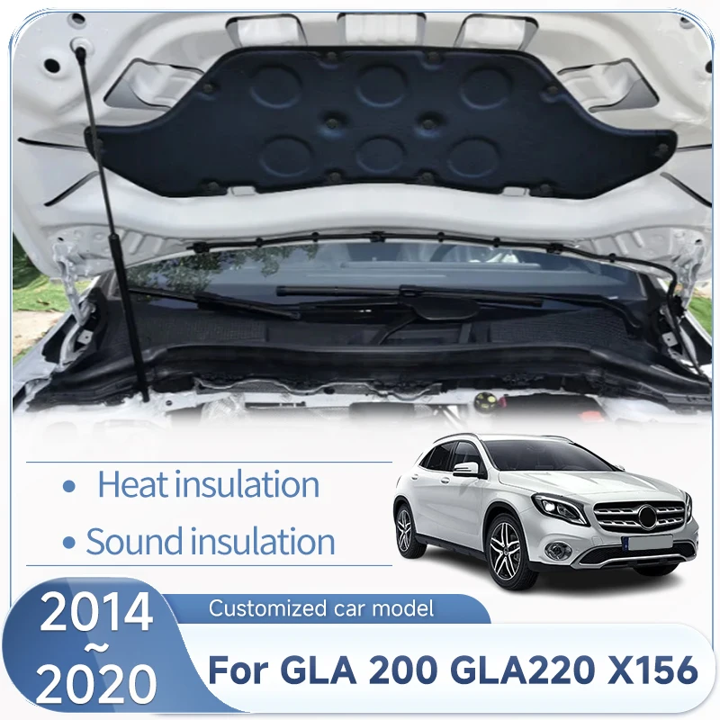 

Car Sound Insulation Mats For Mercedes Benz GLA 200 GLA220 X156 2014-2020 2019 2018 Insulation Cotton Cover Soundproof Fireproof