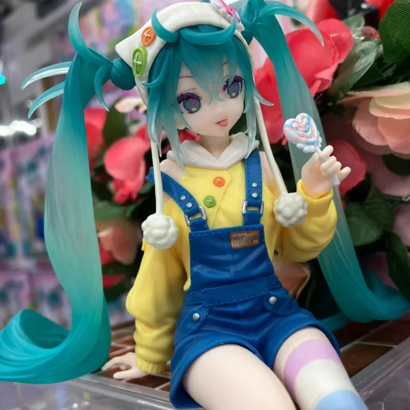 

In Stock Hot Sale Model Noodle Stopper Hatsune Miku 15cm Lollipop Figure Anime Figurine Collections Toys Gifts Doll