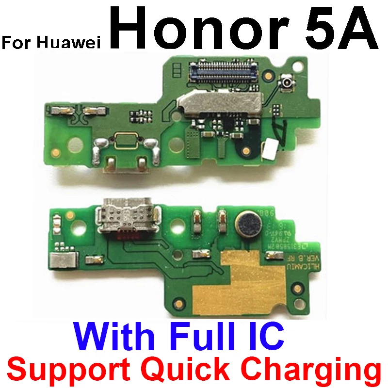 Charger USB Jack Board For Huawei Enjoy 5 AL00 TL00 CL10 / For Honor 5A 5C 5X Charging Port Dock USB Board Replacement Parts