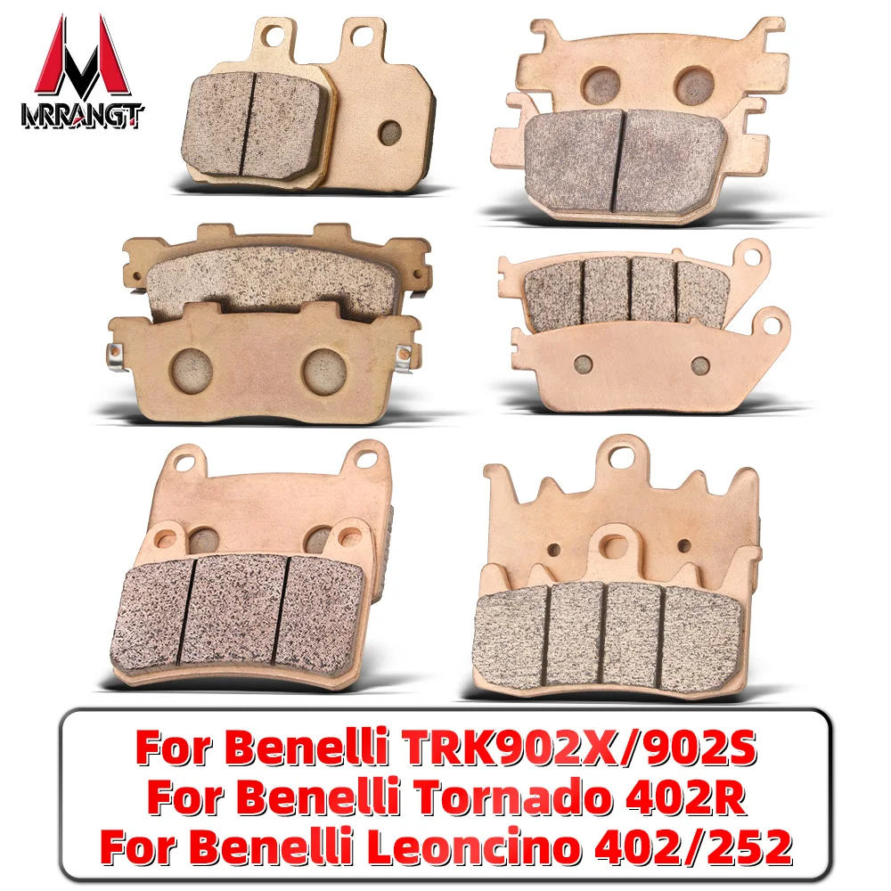

MRRANGT Sintered Metal Brake Pads for Benelli 902X 902S Tornado 402R Leoncino 402 Leoncino 252 Motorcycle Front Rear