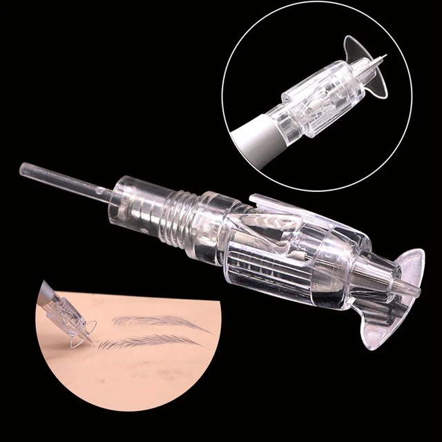 5Pcs Bayonet Cartridge Tattoo Needles Stabilizer For Nanobrows PMU Technique With Good Effect In Brows Mini Strokes-AA25