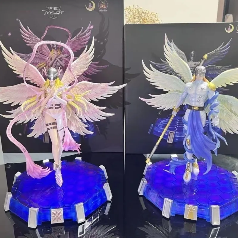 Anime Digimons Adventure Figures Angewomons Angemons Anime Figure PVC Statue Model Collection Doll Toy Figurine For Kid Gift