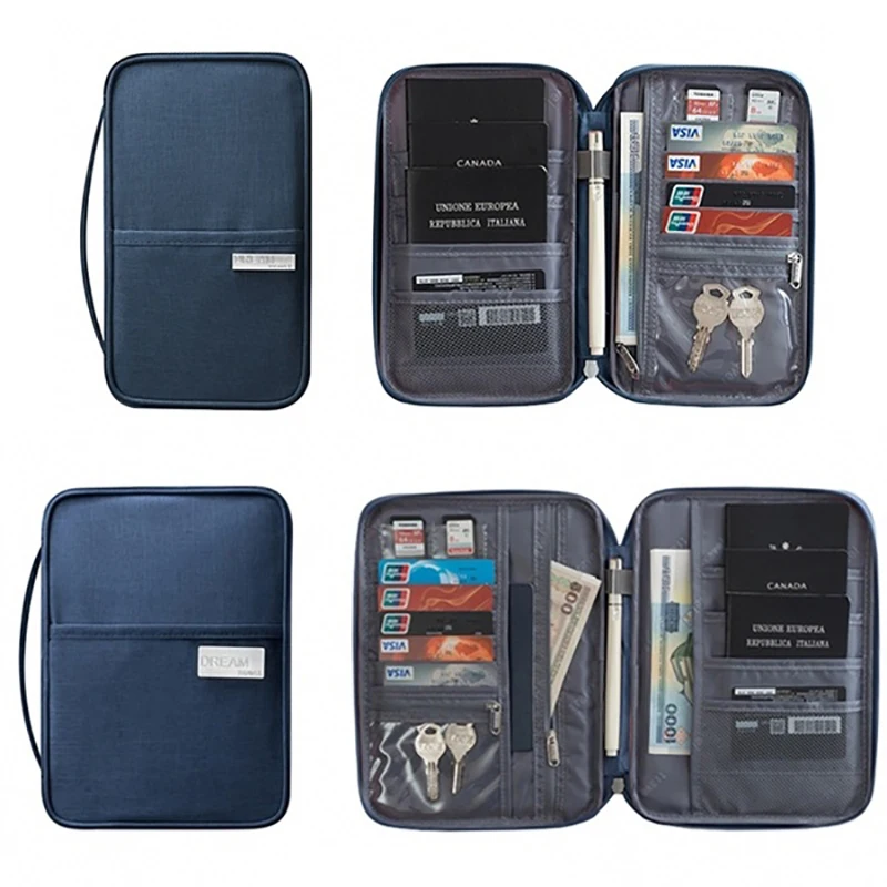 Portafoglio da viaggio caldo porta passaporto per famiglia porta documenti impermeabile creativo Organizer accessori da viaggio porta documenti porta carte