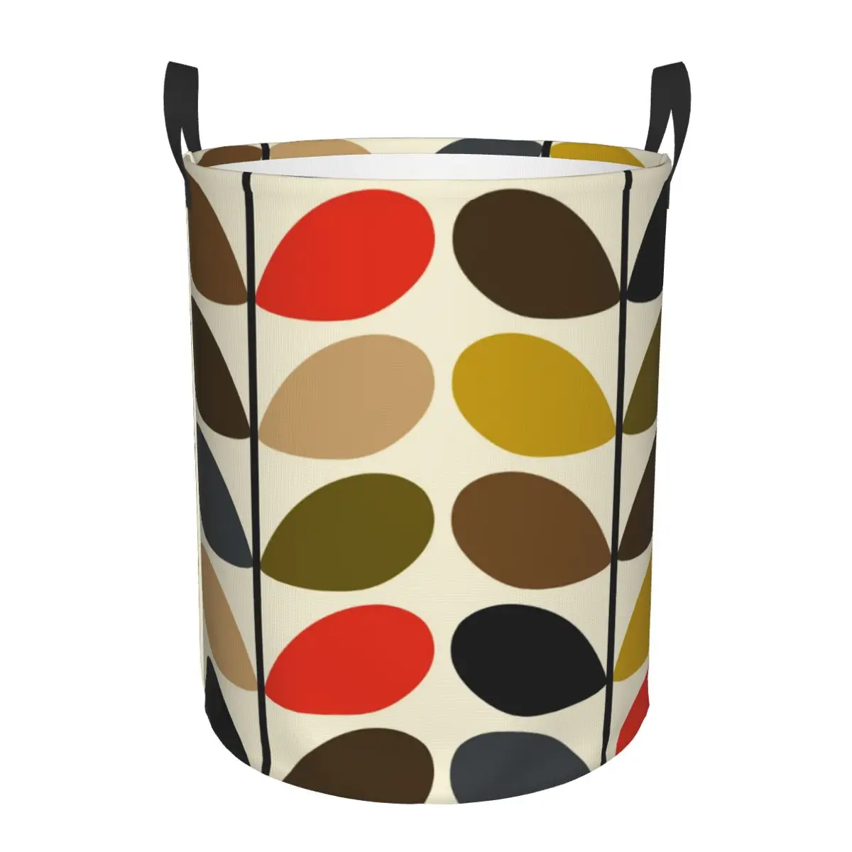 Orla Kiely Abstract Multi Stem Laundry Hamper Large Storage Basket Mid Century Scandinavian Geometric Girls Boys Toy Organizer