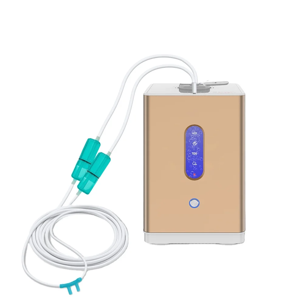 H2 Generator PEM Hydrogen Electrolysis Brown Gas Inhaler Machine 150ml 99.99% Purity Hydrogen HHo Generator Inhalation Machine