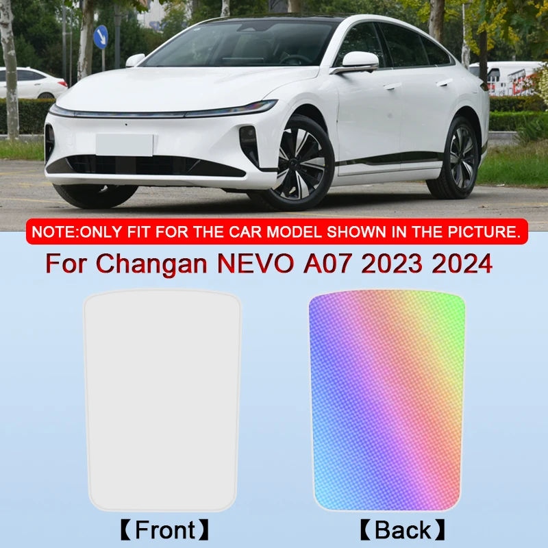 

Car Clip-on Sunroof Skylight Blind Shading Cover Colorful Ice Crystal Auto Roof Sunshade Fit For Changan NEVO A07 2023 2024 2025