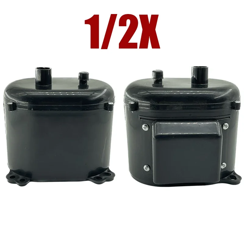 

1/2X Upgraded Air Filter Silencer Air Diesel Parking Heater Intake Replacement for Webasto Eberspacher Auto Parking Heater Black