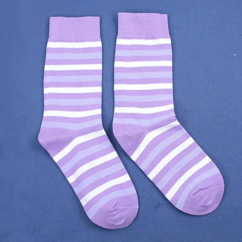 Игра Blue Archive Узава Рейса Косплей Лолита Чулки для девочек Фиолетовые полосатые женские чулки до бедра Хлопковые чулки