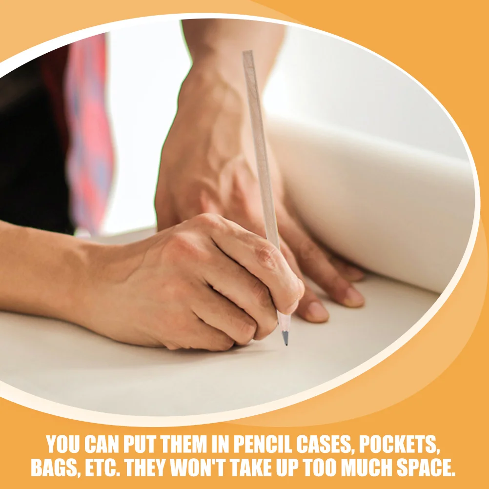30 pçs lápis de tronco portátil de madeira conveniente multifuncional lápis leves para crianças resistente multi-uso