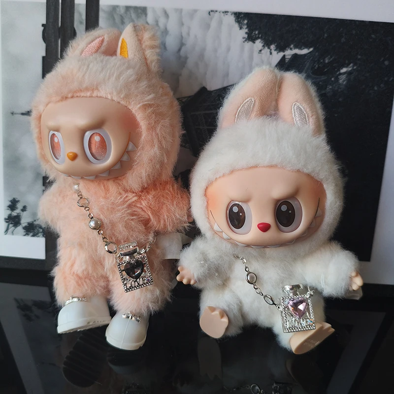 Para/ranura labubu accesorios de ropa exquisito hermoso bolso de cadena de perfume Zsiga 1/8 Bjd diamante brillante bolso de mensajero