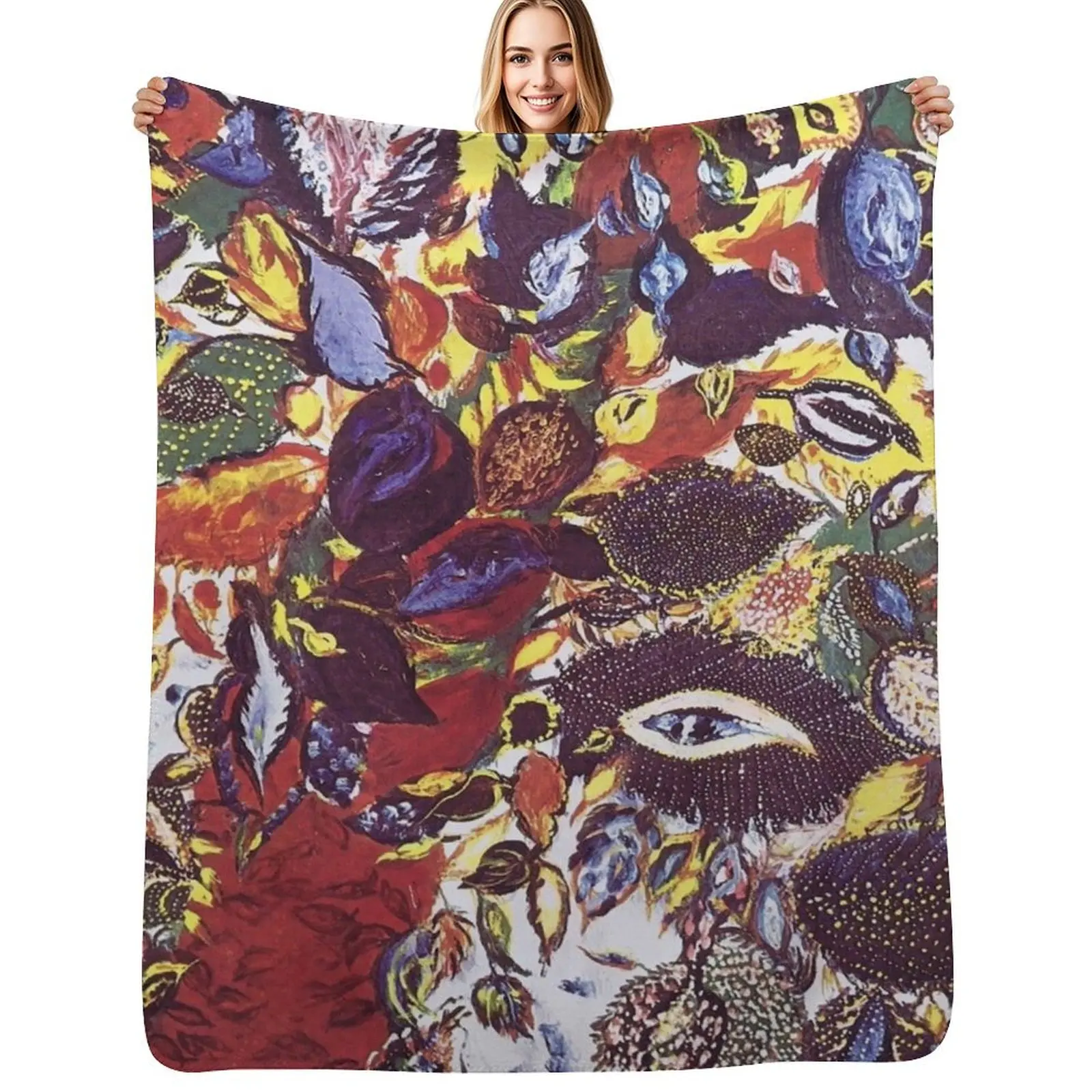 The tree in Paradise by Seraphine Louis Throw Blanket Soft Beds Sofa Bed Blankets For Bed for winter Thermal Blankets