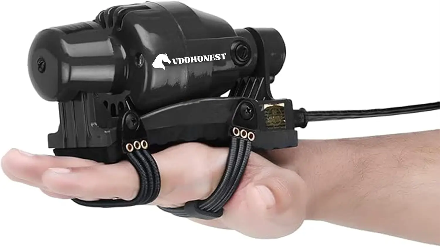 عمل عائم قوي مزدوج السرعة لتدليك الجسم بالكامل يعمل بالطاقة الكهربائية، مدلك الحلاق باللون الأسود #1