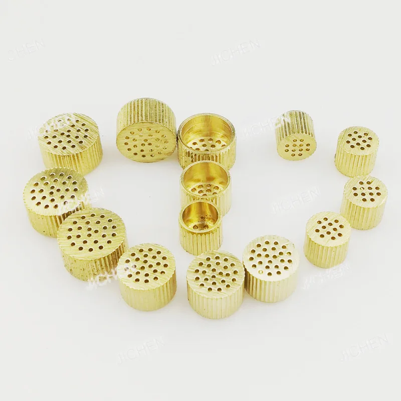 

1000pcs EPS mold poly long lost foam mold V method brass plum blossom hole exhaust plug 4.0mm 6 mm 8mm 10mm
