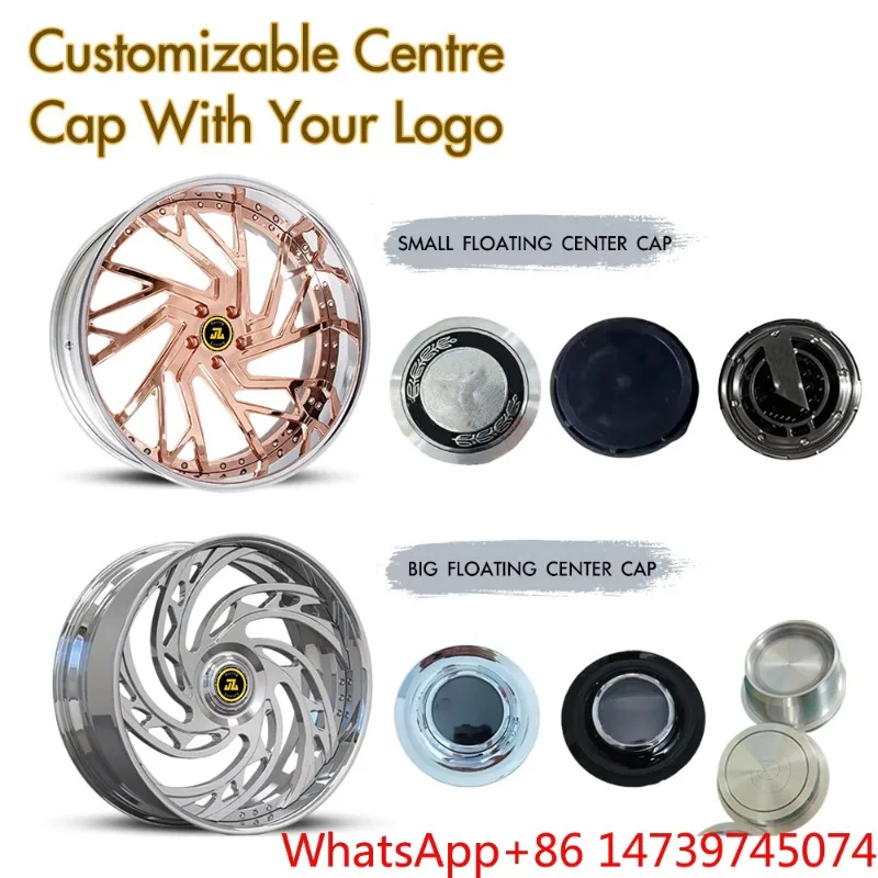 Custom Aftermarket RimsJZ Custom Deep Dish Forged Wheels Center Caps 22 24 26 28 30 Inch Forged Wheels Center Caps For Passenger