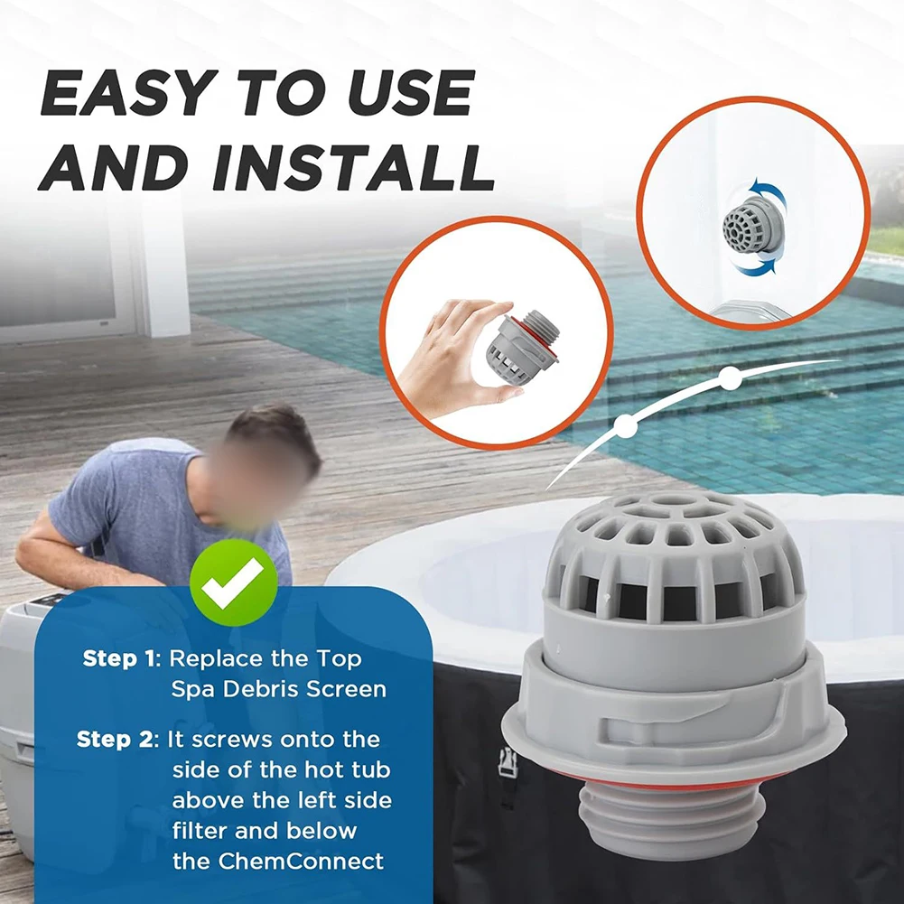 Für P05346 Schmutz Montieren Schraube Dispenser Befestigung Für Whirlpools Ersatz Pool Badewanne Hydrotherapie Filter Zubehör