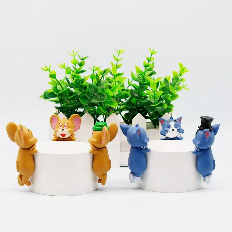 جديد القط والفأر دمية صغيرة صندوق أعمى أنيمي نموذج الملحقات الكرتون شاشة الهاتف دمية لطيف سطح المكتب الديكور هدية