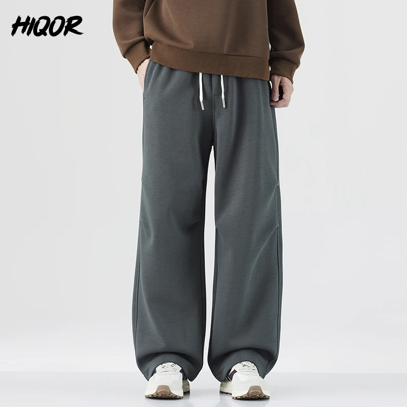 

Youth Casual Baggy Fit Men's Pants Autumn Winter Straight Leg West Pants Comfortable Drapey Japanese Retro Causal Trousers New