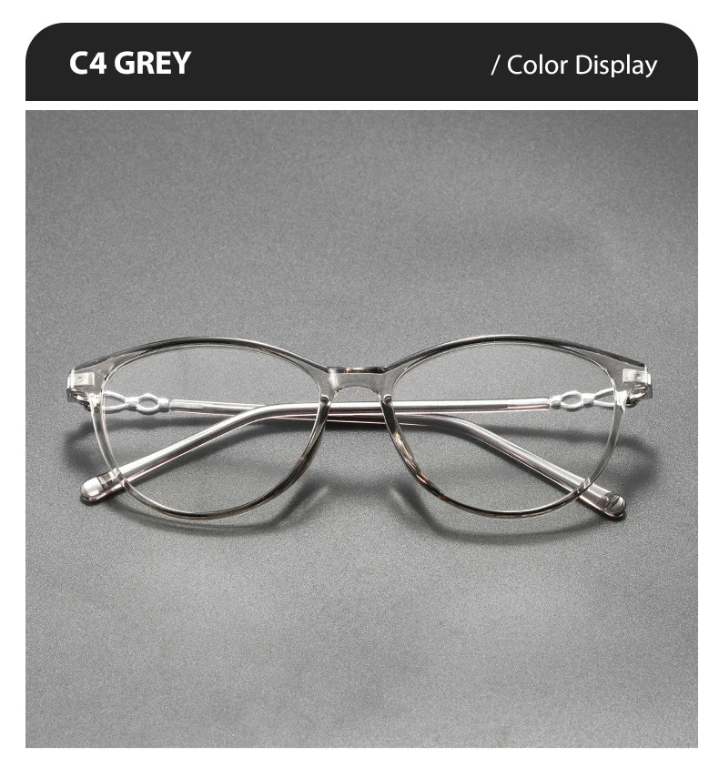 Neue Modische Markendesign Retro Katzenaugen-Rahmen Kurzsichtigkeits-Brille mit Sehstärke Photochromatisch Anti-Blaulicht Damen Astigmatismus-Brillen – Detail 16