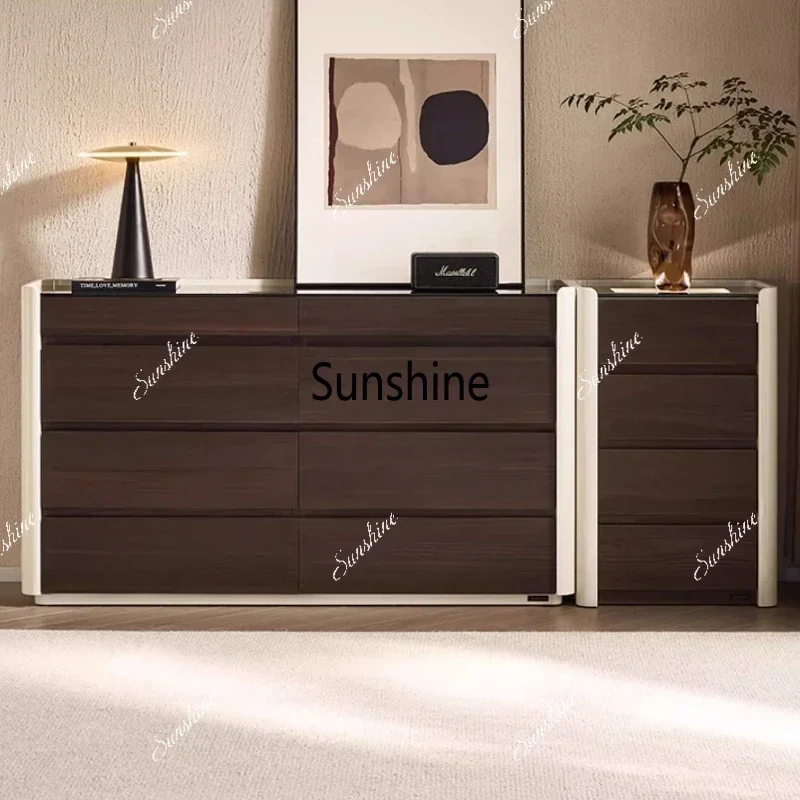 F Modern luxury living room cabinets Storage locker Dresser Wardrobe display cabinet drawer type storage stand home furniture