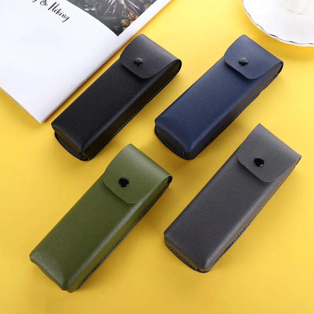 Containers PU Leather Reading Glasses Case Glasses Case Eyeglass Box Spectacle Case Waistpack Glasses Box Sunglasses Case