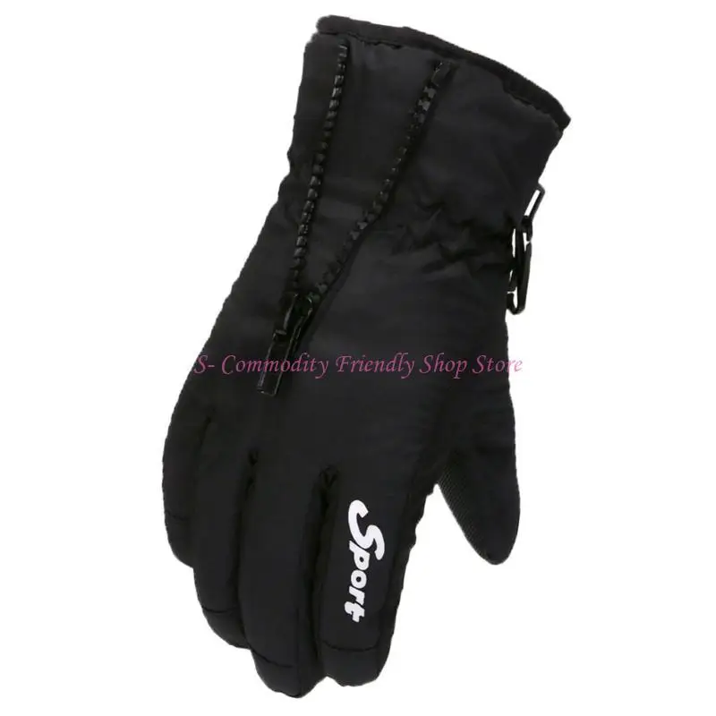 85AE Guantes de esquí niños – Invierno resistentes viento y desgaste