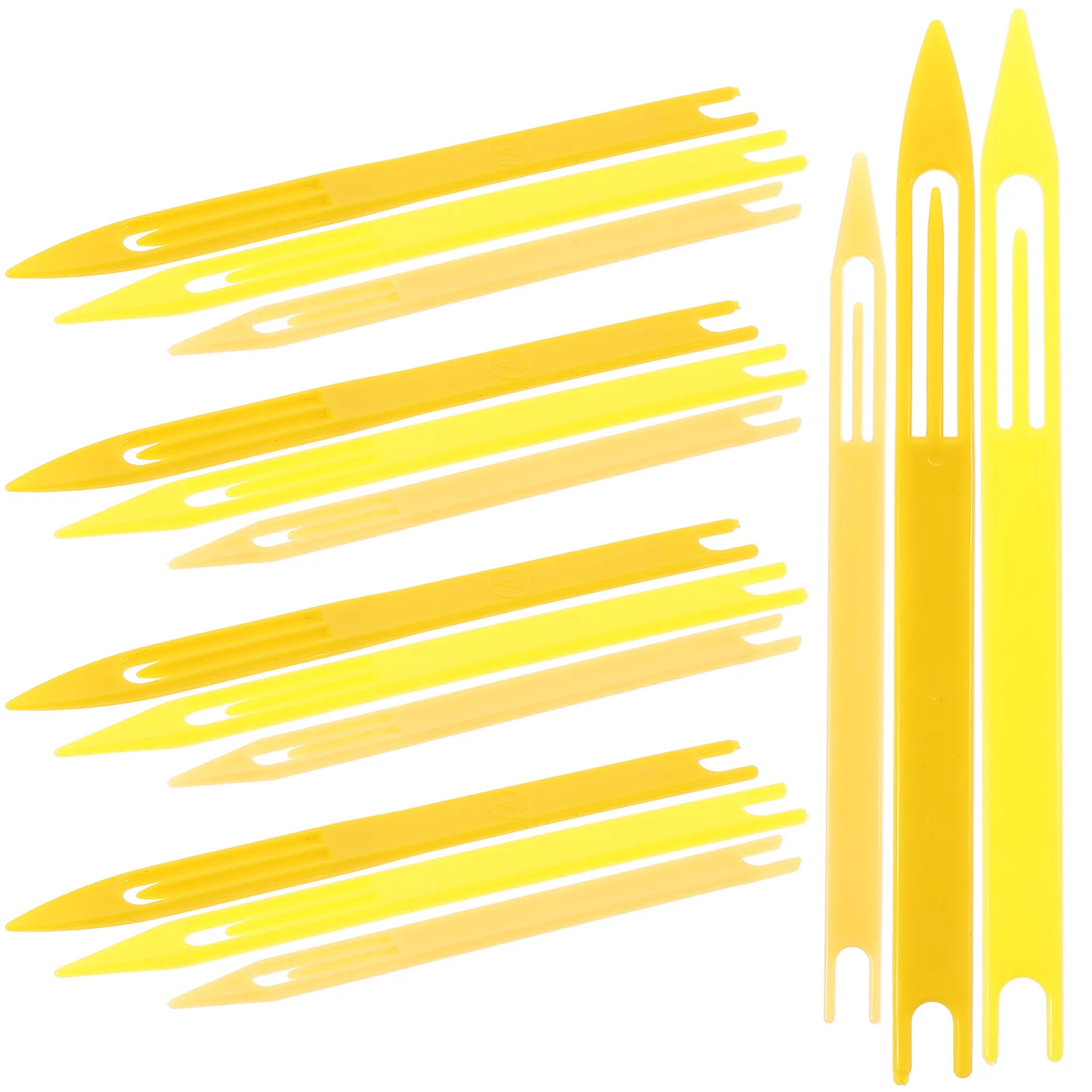 40 قطعة صيد السمك المعاوضة إبرة المكوكات قوية مقاومة للاهتراء سهلة الاستخدام لإصلاح صافي الزهر إصلاح إبرة صافي النسيج المكوكات