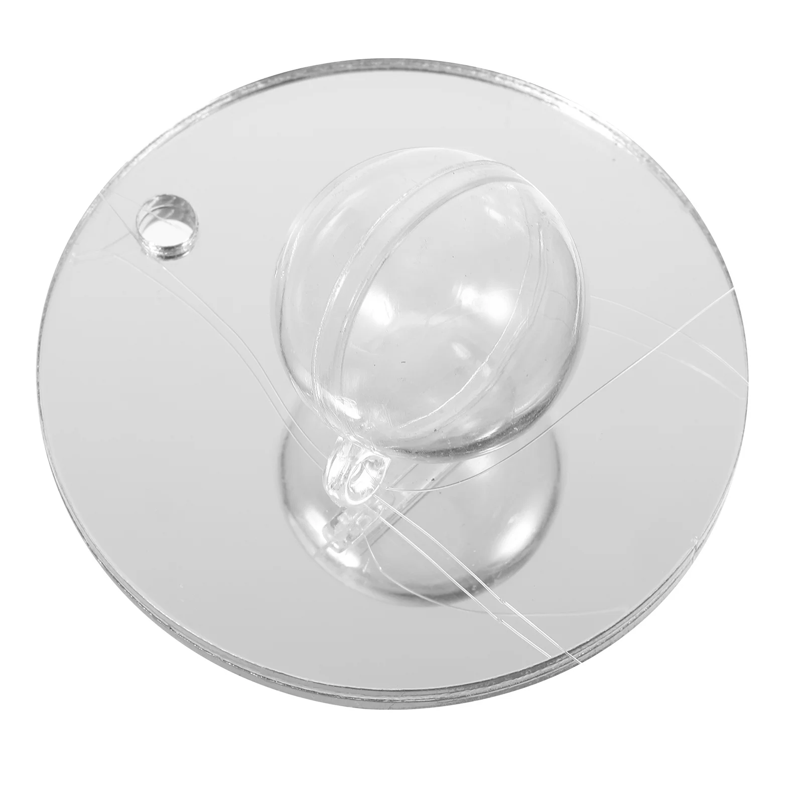 

1Set Aquarium Betta Mirror Floating Double Sided Training Device for Fish Engagement Compact Design for Unobstructed Swimming