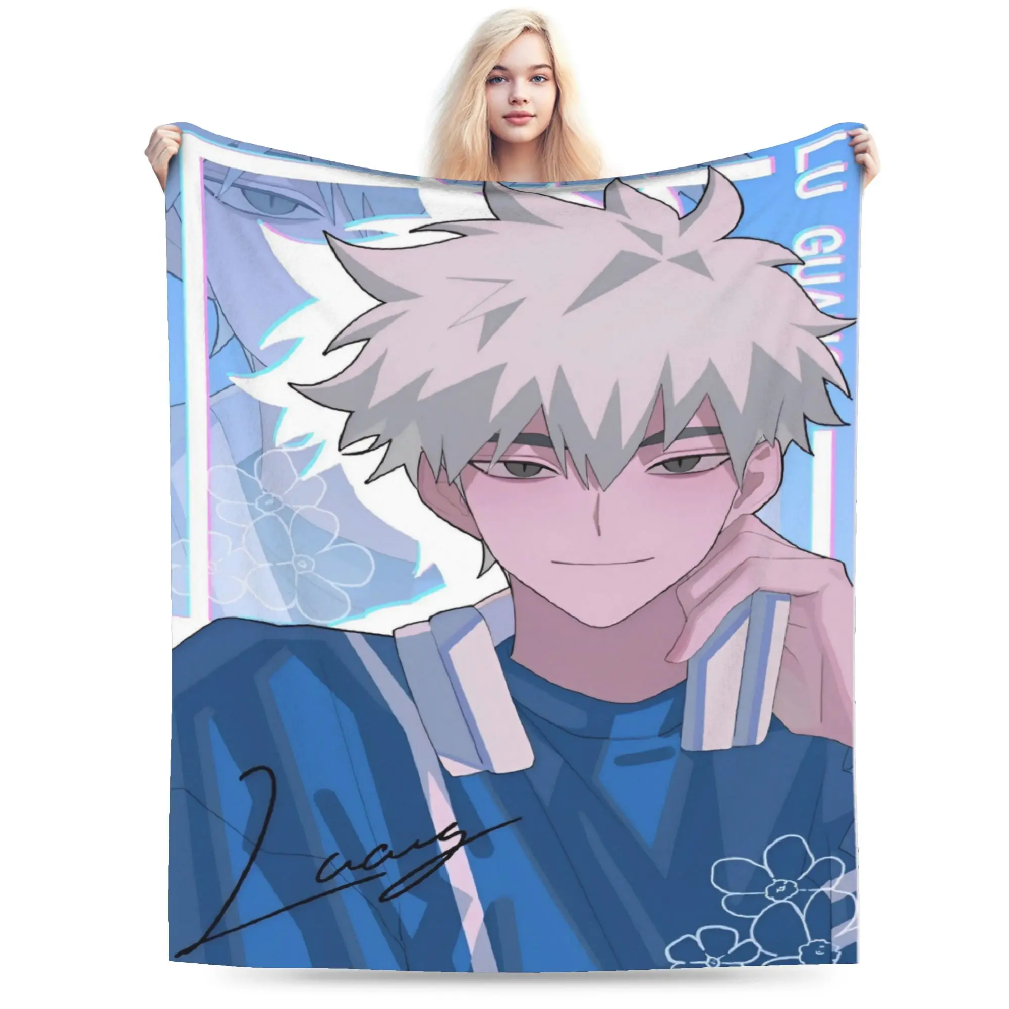 link click Blanket Multiple Sizes Cozy and Lightweight  Throw Blankets for Couch Sofa and Bed