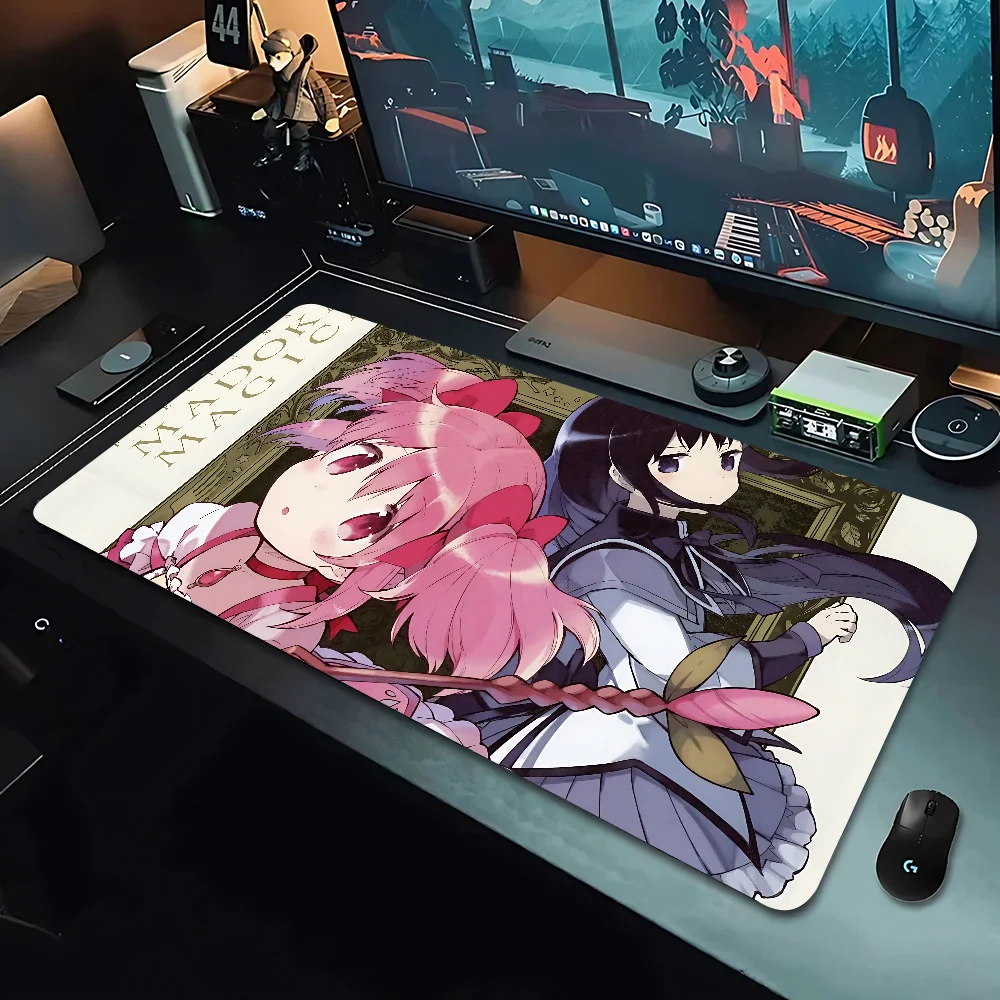 Puella Magi Madoka N-Magica Muismat Nieuwkomers Grote Gaming Muismat L XL XXL Gamer Muismat Maat Voor toetsenborden Mat