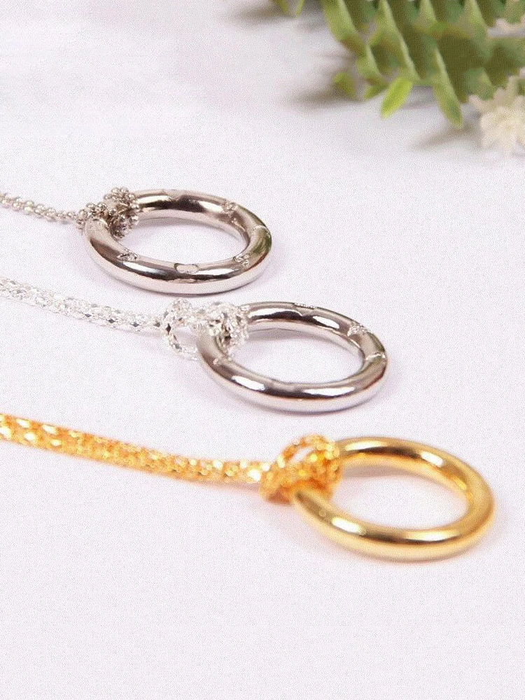 

Stage Magic Props Necklace Iron Ring Set Good Match Close-Up Magic Accessories Jewelry Tools for Performance And Entertainment