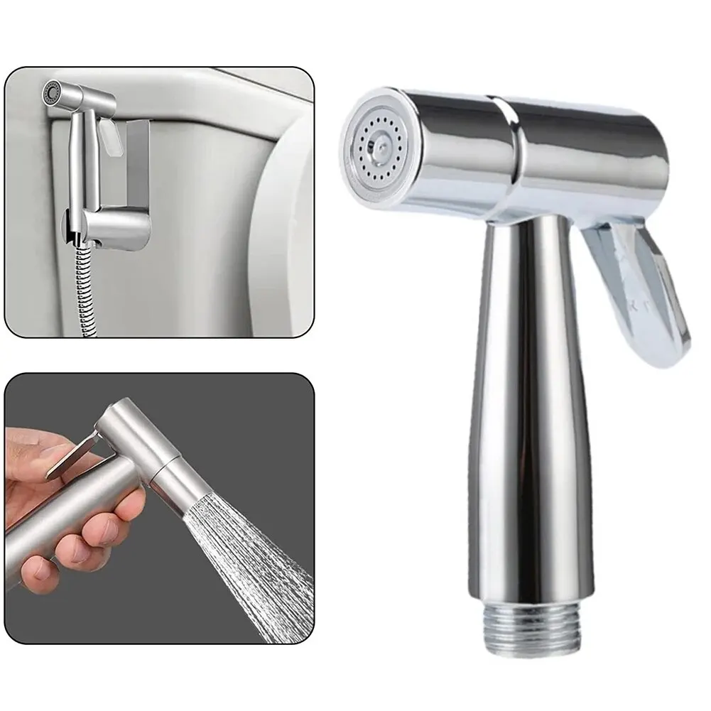 Sprayer Gun Hand Protable Toilet Bidet Holder Handheld Faucet Home Bathroom Shower Head Self Cleaning image 3