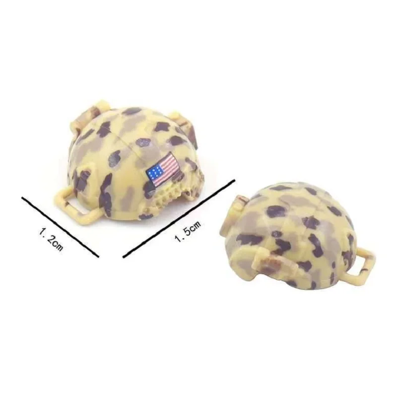 Figurines militaires américaines et allemandes, accessoires MOC, blocs de construction, casque de Camouflage Alpha SWAT, gilet, sac à dos, équipement, jouet en briques ﻿