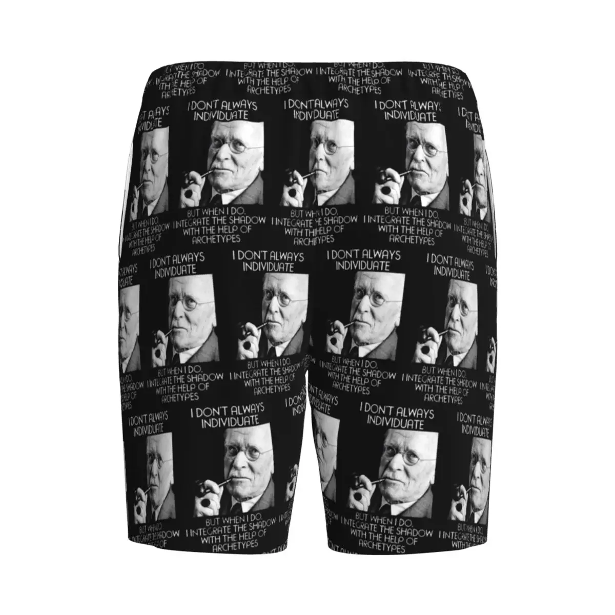 Custom Carl Jung - Individuate 2 Shorts Sleeping Pants Men Pajama Pants Lounge Sleep Sleepwear Bottoms