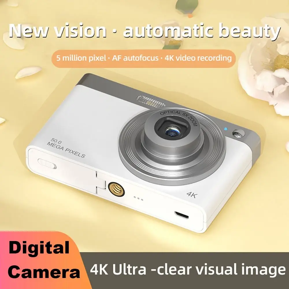 

Microspur Autofocus Telescopic Lens Entry-Ievel Digital Camera 8x Optical Zoom 4K Ultra-High Definition 50 Megapixel