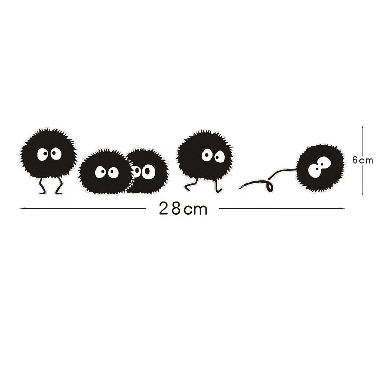 My Neighbor Totoro Cartoon Anime Car Stickers Personalized Funny Decals for Motorcycle Body Modification Decor view 5