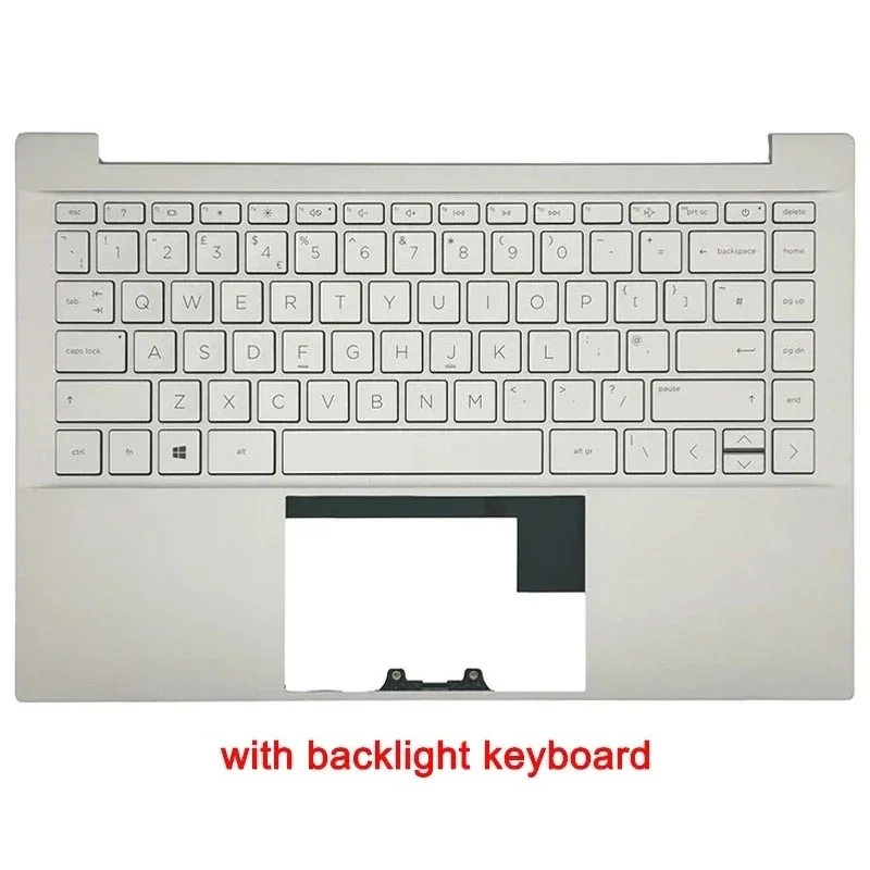 ل جناح 14 14-DV G7G TPN-Q244 محمول LCD الغطاء الخلفي Palmrest الخلفية لوحة المفاتيح الغطاء السفلي مفصلات M16651-001 M16649-001