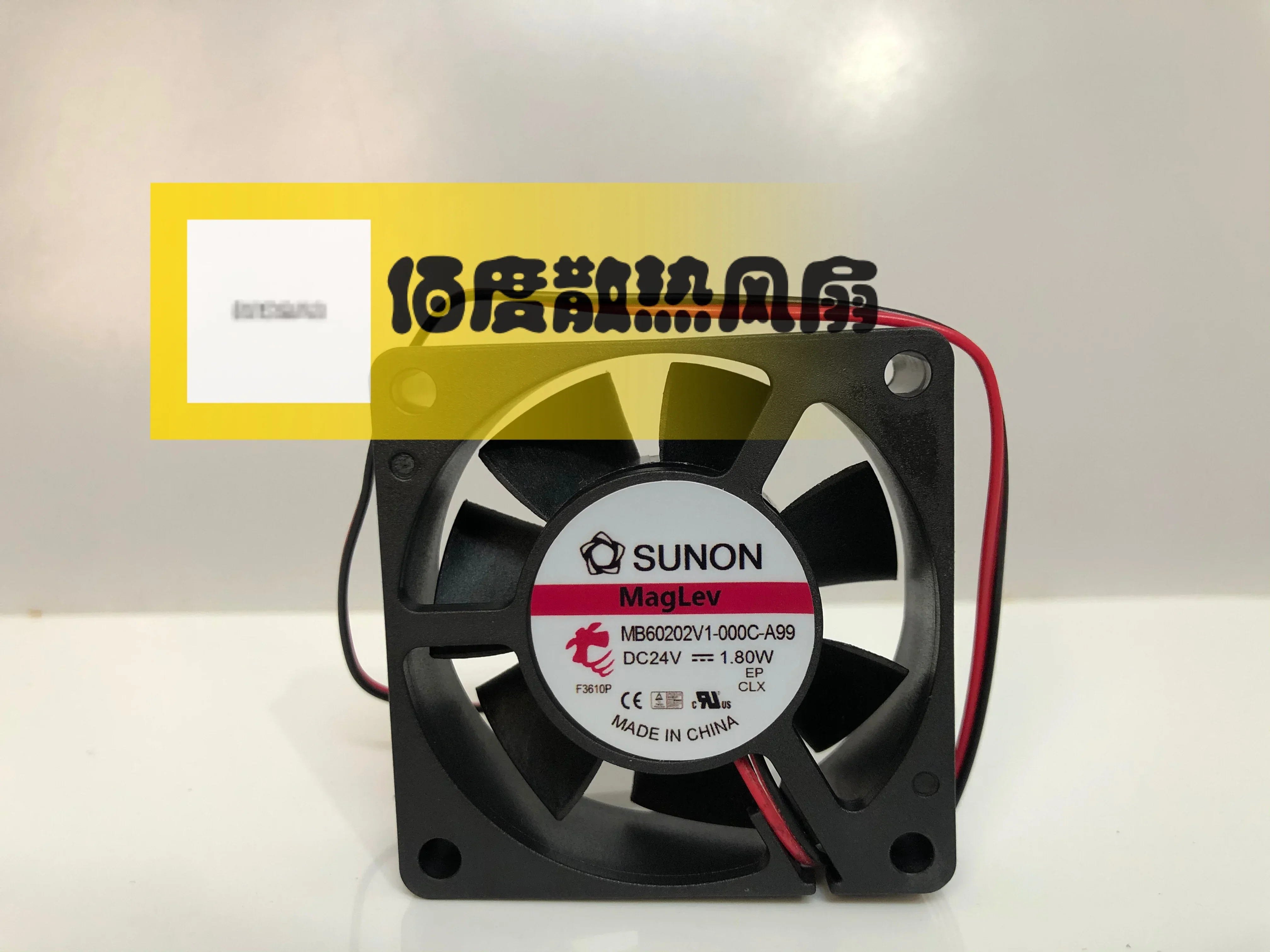 SUNON MB60202V1-000C-A99 DC 24V 1.80W 60x60x20mm 2-Wire Server Cooling Fan