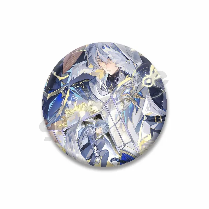 Honkai Star Rail Sunday Round Brooch, Cute Design