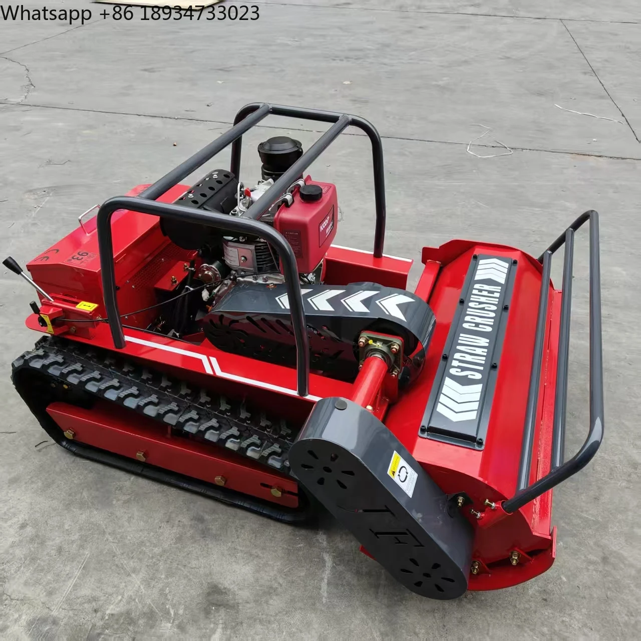 Factory-customized  Engine Remote-controlled Lawn Mower 800/1000mm Width Adjustable Mower Height with CE Certification