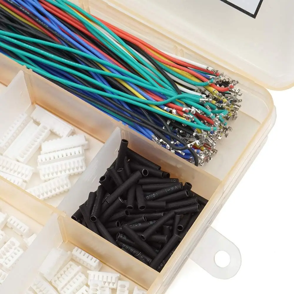 1.25mm Pitch Connectors and Pre-Crimped Cables Compatible with Molex PicoBlade for Pixhawk Silicone 15cm Wire