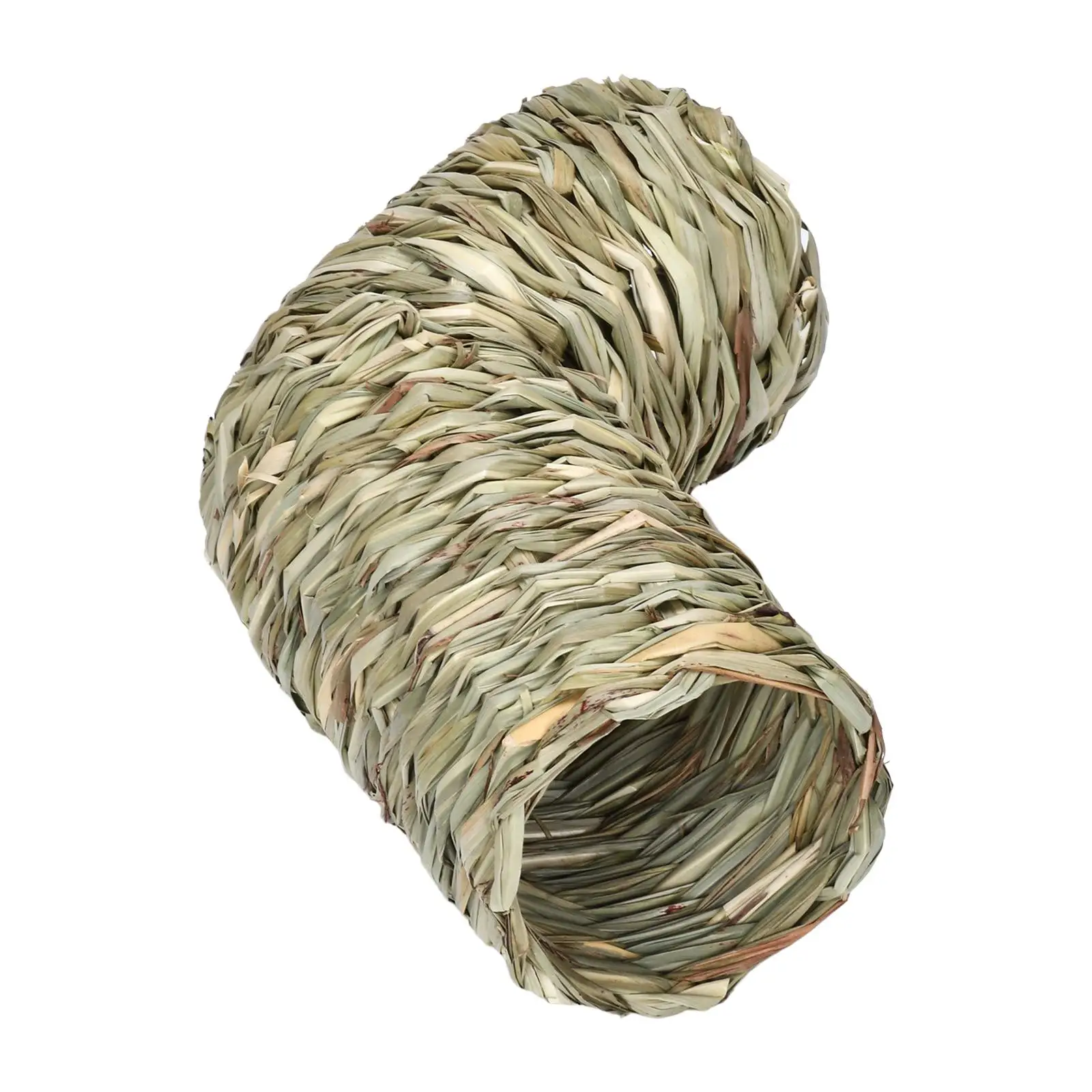 Hamster Grass Tunnel Toy Bunny Toy Lightweight Rabbit Tunnel Tube Nest for Ferrets Small Animals Hedgehog Chinchilla Gerbils