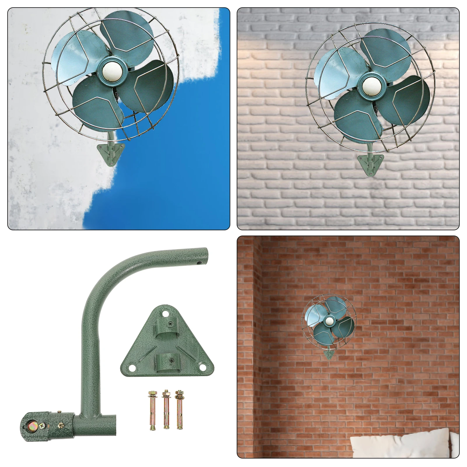 

1 set Industrial Accessories Mount Electric Wall Bracket Iron Construction Durable Universal Design Easy Installation Compatible