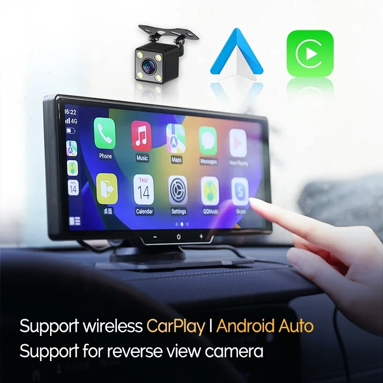 Portable10,26" HD IPS Bildschirm Auto Stereo Android Wireless Carplay Smart Screen Multimedia Auto