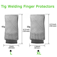 Finger Tig Welding Gloves Heat Shield Gloves for Welding Protection MIG MMA Plasma Bracing Hands