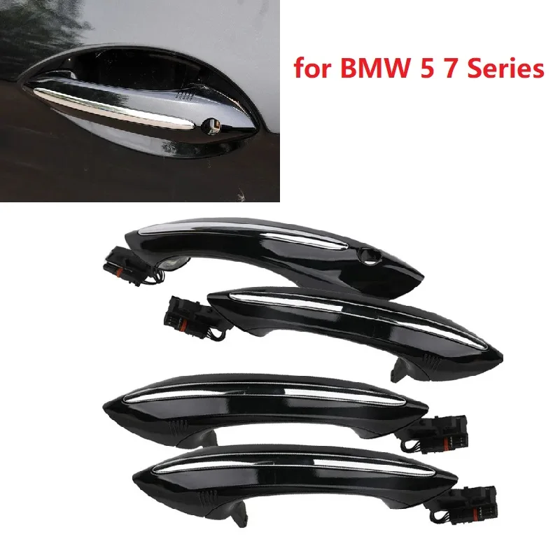 

Black / White Car Exterior Comfort Access Door Handle for BMW 5 7 Series F01 F02 F06 F10 520d 520i 525d 528i 530d 530i