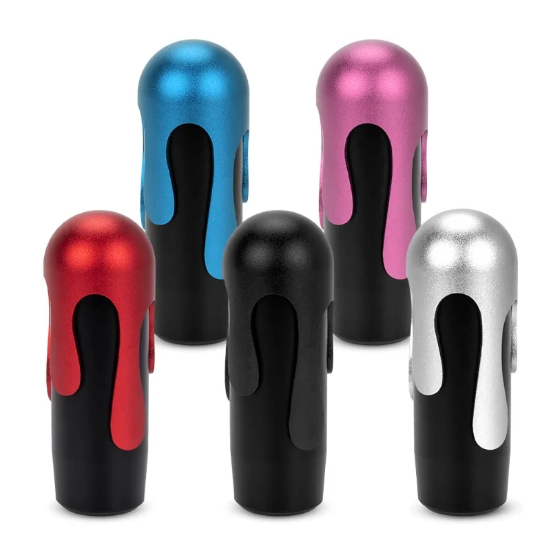 Car modification accessories, aluminum alloy gear head, gear shift knob, manual gear lever, ice cream wave stick head