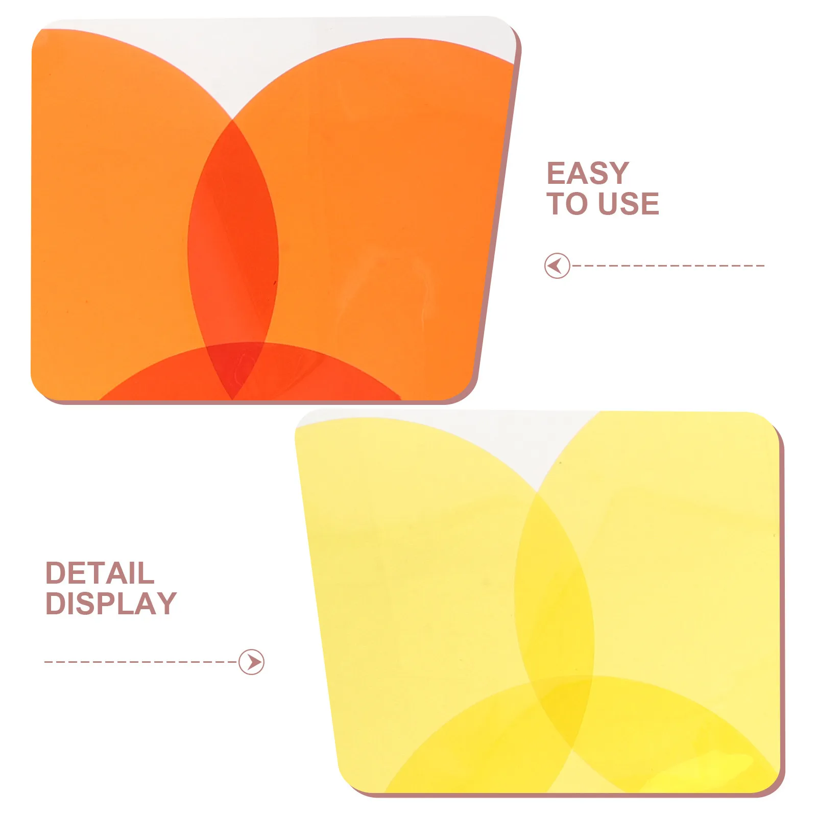 10Pcs Color Filter Light Color Changing Stickers Light Filter Sheet Colored Film Diffusion for Party Room Stage Theatre Lighting