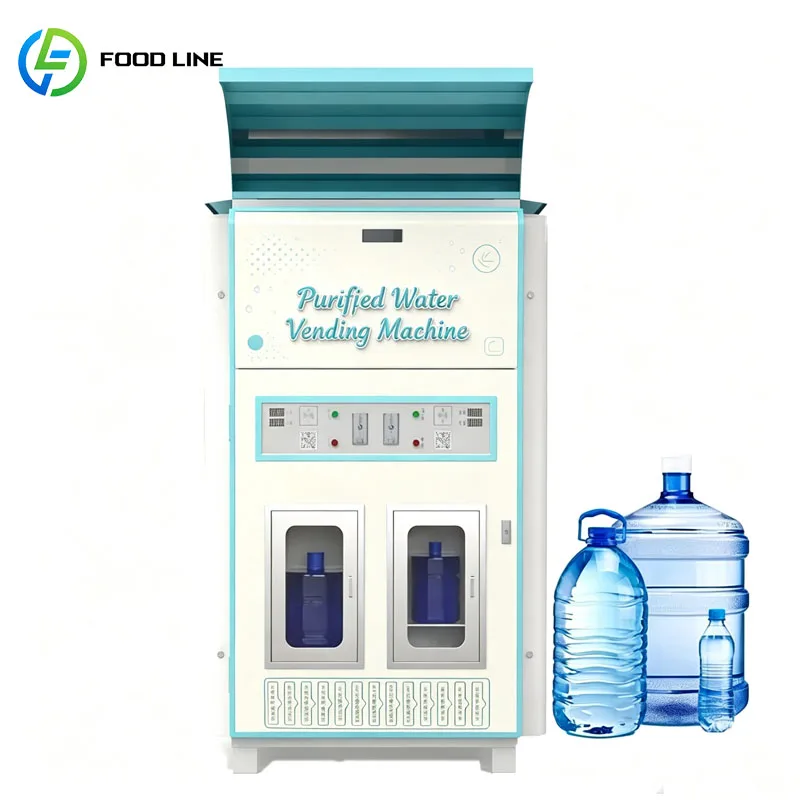 Commercial Water Vending Machine Pure Water Refill Station Automatic RO Dispenser Smart System Customized