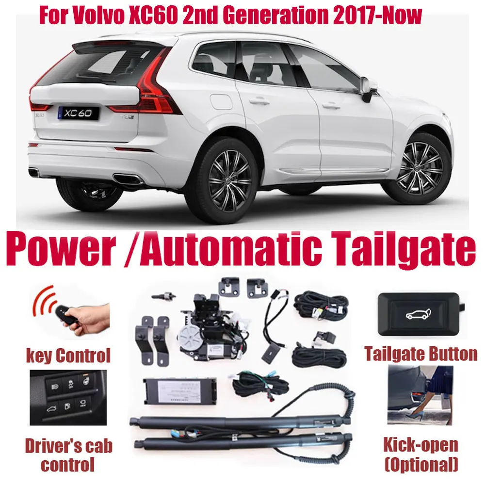 For Volvo XC60 2nd Generation 2017-Now Car Automatic Lifting kit Opening Trunk Intelligent Electric Lift Tailgate