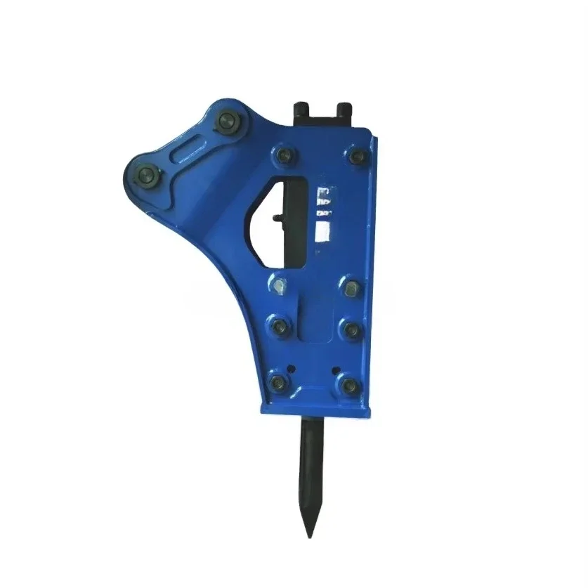 Hydraulic rock crusher with hammer motor as core component